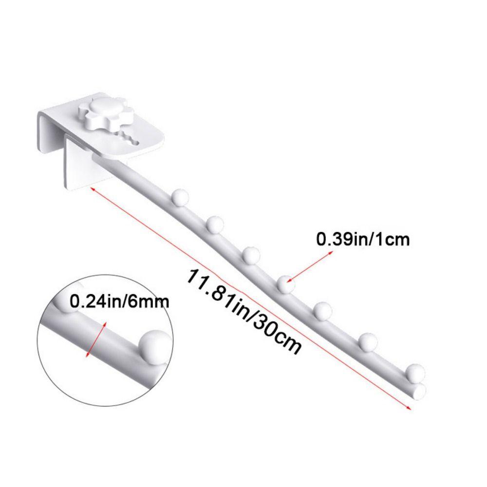 Adjustable Wall Mount Clothes Hanger Iron Clothes Storage Hangers Closet Organizer Dormitory