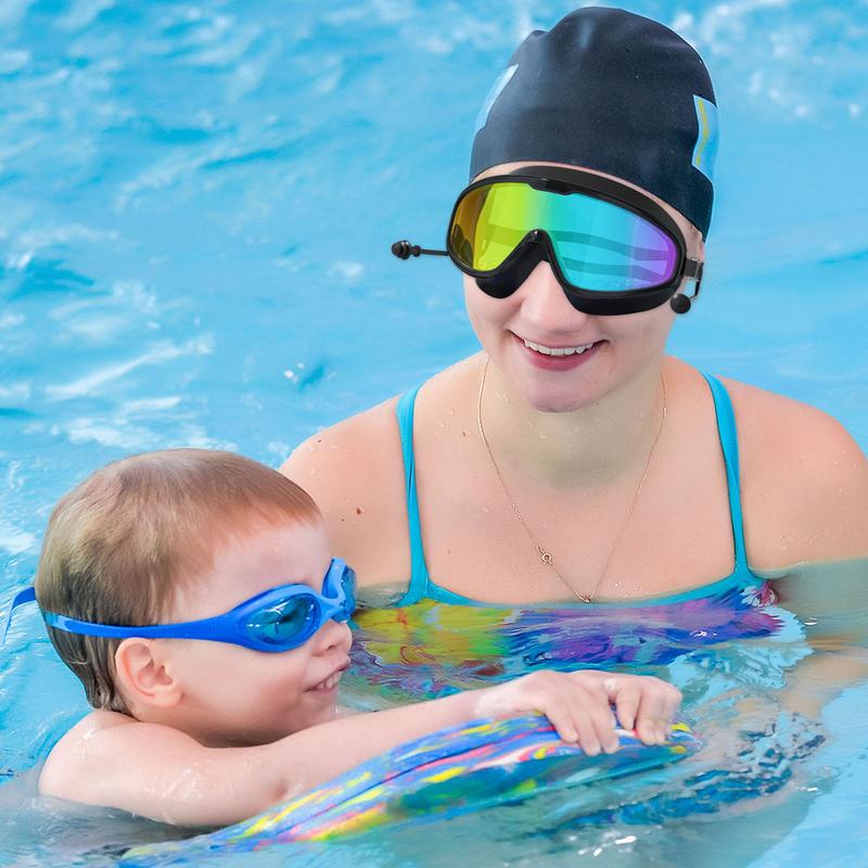 Взрослые очки для плавания Регулируемые Широкий обзор Очки для плавания HD Очки для плавания Без протечек Полная защита Очки для бассейна Плавание