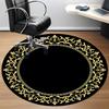 1 шт. Изящный круглый ковер-сиденье для офиса, Мягкий удобный коврик для офиса, гостиной, спальни, Машинная стирка, ковер yy251112126