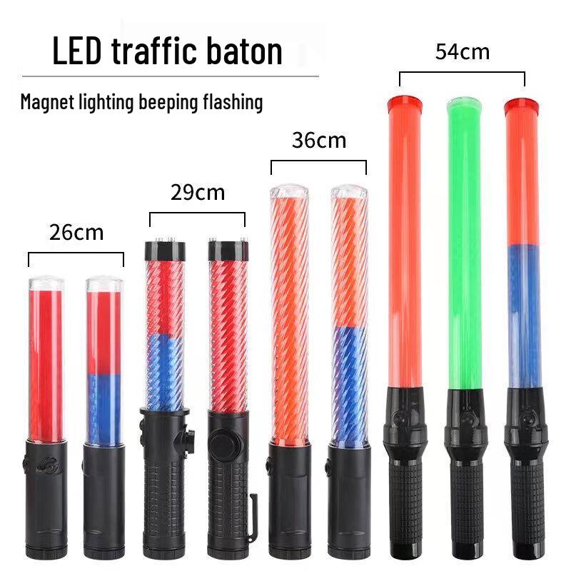 Светодиодная командная палочка для регулирования дорожного движения и аварийный свисток
