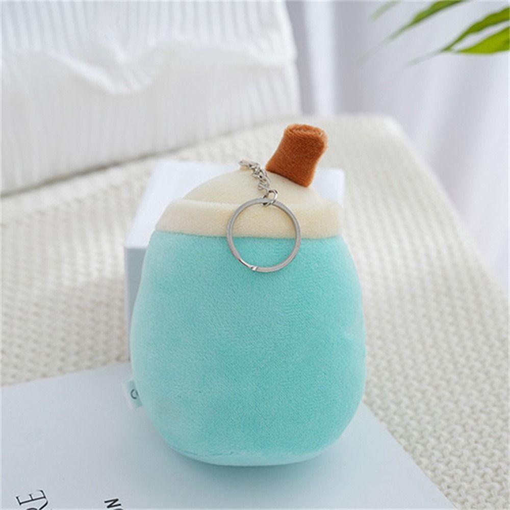 Брелок для фруктового чая Bubble Tea, плюшевая кукла Boba, плюшевые игрушки, брелок для молочного чая, подарки на день рождения