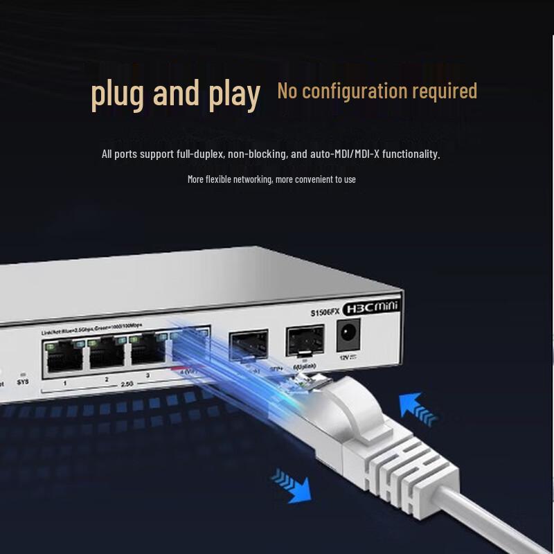 H3C Multi-Gigabit 2.5G Ethernet Switch