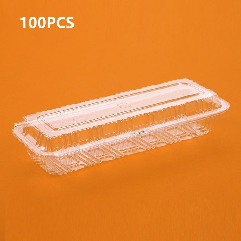 No Spill Clear Disposable Plastic Food Container Sealing Lids 50/100 Pcs for Camping Takeout Outdoor Food Storage