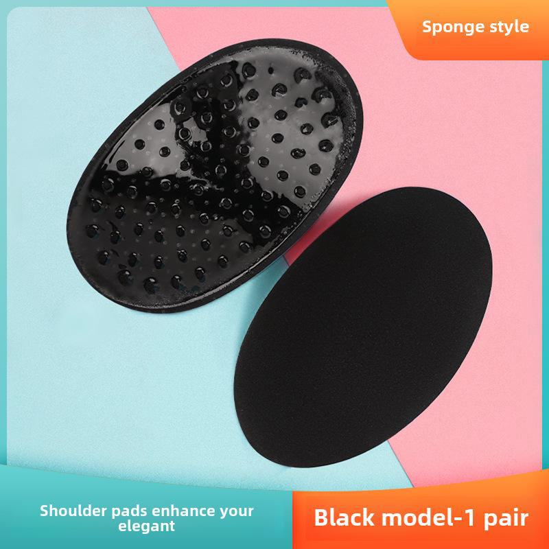 Beautiful Right-angle Silicone Shoulder Pads for Men and Women - Sponge Padding for Narrow Shoulders, Invisible, Anti-slip Stickers