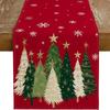 Desk Decor Christmas Table Runner Christmas Tree Xmas Tablecloth Christmas Table Flag  New Year