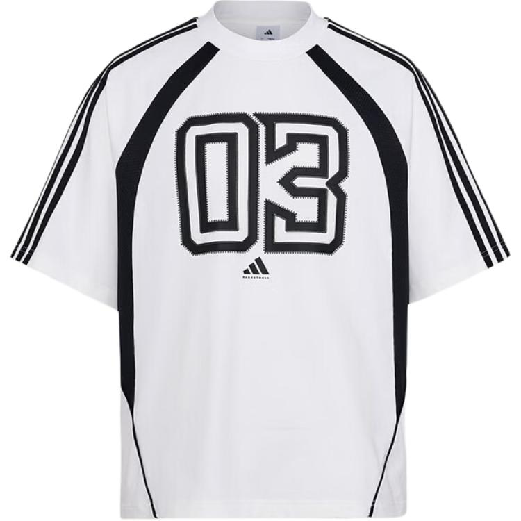 adidas Модная Спортивная Повседневная Футболка с Коротким Рукавом Мужские Топы KZ0456