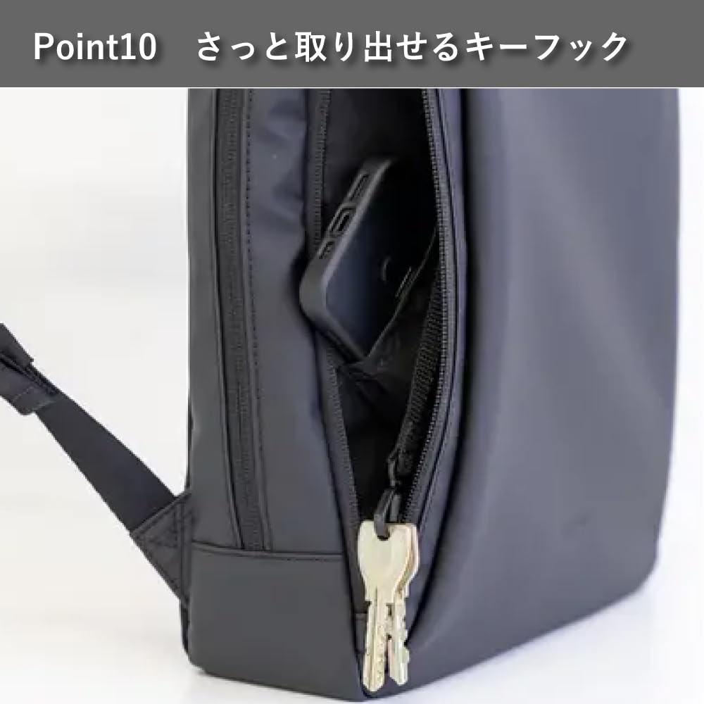 Тонкий городской деловой водоотталкивающий рюкзак Slim Urban Business Water 15 Front [ARTPHERE], Рюкзак, Тонкий, Легкий, Водоотталкивающий, Дюйм, Для поездок на работу, Для переноски, Мужской, Женский, Унисекс,