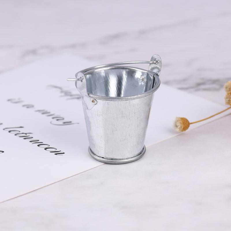 Ведро для воды 1:12 Фея Домашняя Кухня Игра Притворство Кукла Кукольный Домик Миниатюрное Ведро Классическая Игрушечная Мебель Игрушки Подарки