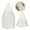30pcs Cone Plant Seedling Protective Cover Nursery Seedling Planting Tent Reusable Anti-Bird Prevents Snail Damage Vegetable
