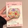 Применимый защитный чехол для AirPods 1 в трехмерном стиле с маленьким свежим цветком и подвеской чехол для наушников airpodspro1 три