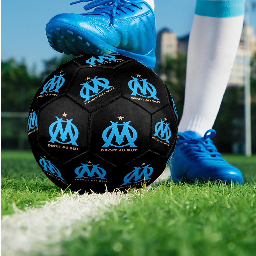 Olympique Marseille Theme Size 5 Match Soccer Ball Professional Outdoor Football Soft Touch Training Ball