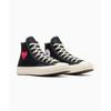 Comme des Garçons PLAY x Converse Chuck 70 High Single Heart - Черные Унисекс Кроссовки Красная Цапля A08801C