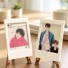 Tabletop Decoration Mini Photo Easel Frame Multicolor Photo Frame Easel  for Friends