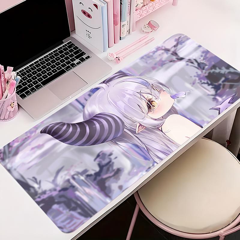 Mouse Pad Antislip Anime Desk Mat Gaming PC Accessories Tablet Pad Large Mousepad Extended Hhololive La Darknesss Keyboard Mat