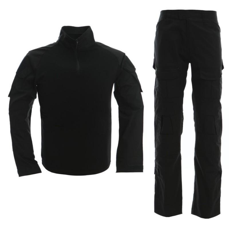 Tactical Camouflage Cycling Jersey Set Outdoor CS Training Breathable Wear-resistant Suit