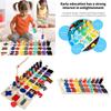 Interactive Wooden Counting Board Magnetic Fishing Game Cognitive Development Shape Recognition 45cm 19.5cm 5cm