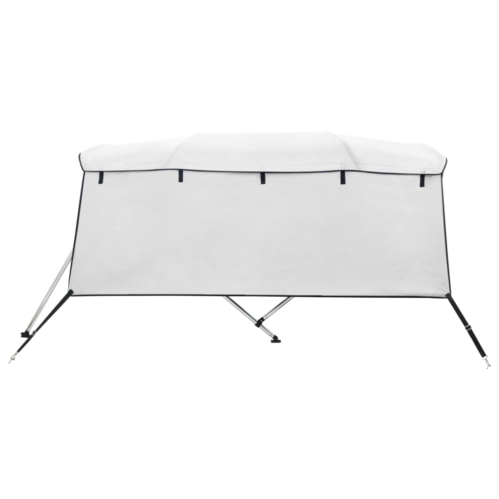 4 Bow Bimini Top with Side Panels 243 x (170 182) x 137 cm