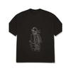 Oversized T Shirt White Robot Skeleton Print Casual Streetwear Unisex Top for Men and Women Daily Wear Fashion Statement Piece