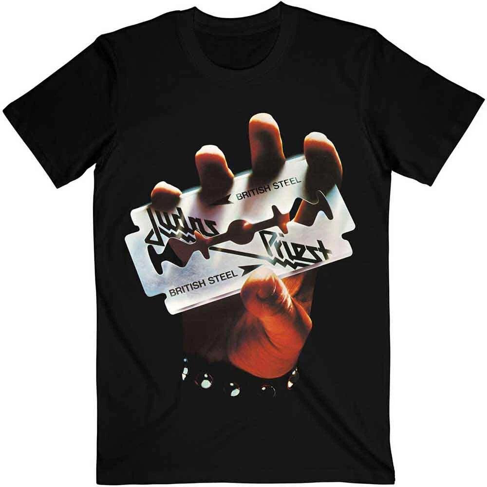 Черная футболка Judas Priest 'British Steel' - НОВАЯ