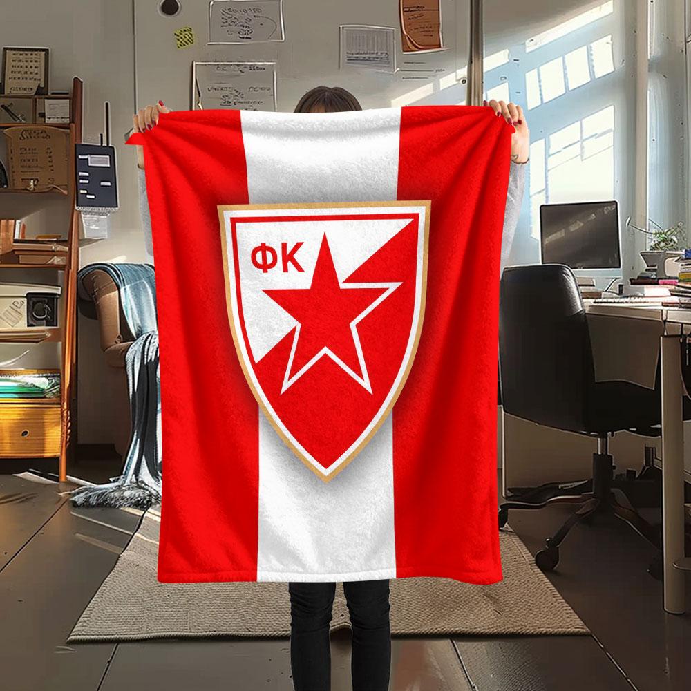 CZ logo FlAannel Blanket, High quality Comfortable for All Seasons, Home Decor, Warmth and Comfort