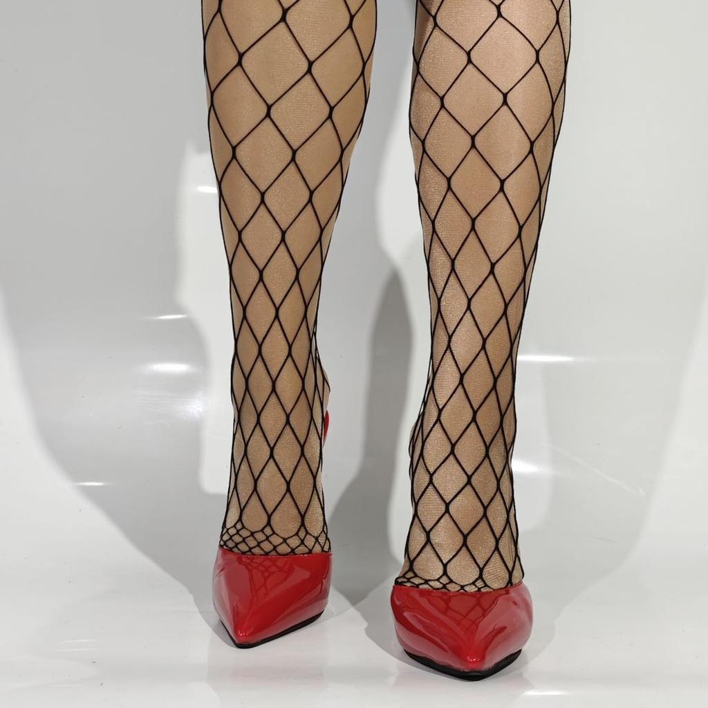 Fashion Red Patent Leather Slippers Women Sexy Stiletto Heel Slip On Sandals Summer Party Catwalk High Heels Pointed Toe Shallow Slides