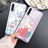 Cartoon Cute Duck Rabbit Case For Samsung Galaxy A52 A70 A71 A73 A53 A13 5g A03 A72 A22 A21s A03 Core A42 Tempered Glass Cover
