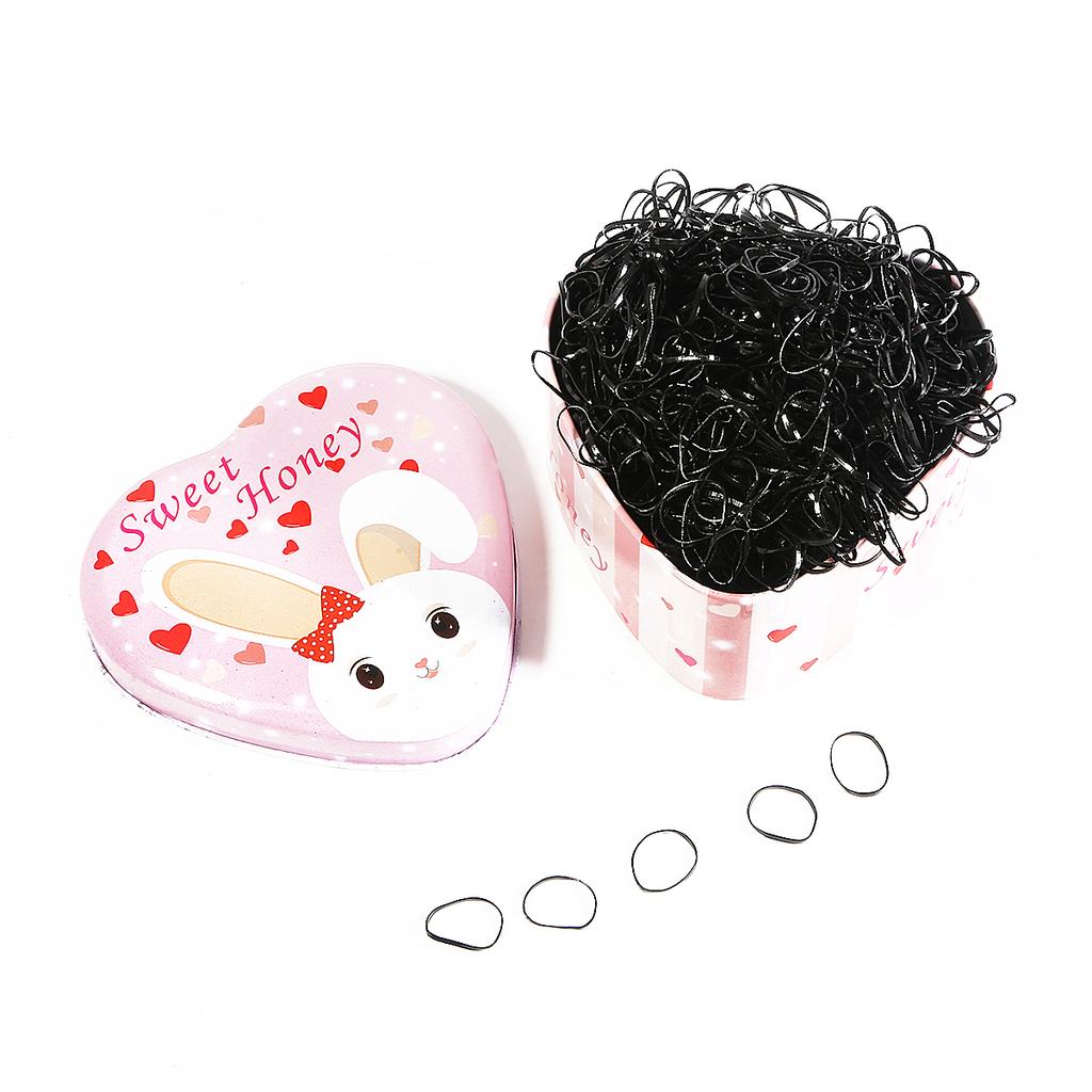 500-1000pcs/bag Child Baby Braider for Hair TPU Disposable Elastics Hair Bands Girls Ponytail Holder Rubber Bands Hair Styling Tool