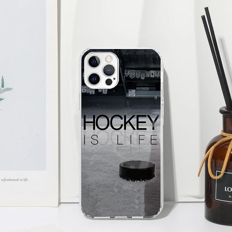 Чехол для телефона Sport 'Ледовая арена для хоккея' Для iPhone 17 Air 16 15 Plus 16E 14 Pro Max 13 Mini 12 11 7 8 SE Fundas Мягкая задняя крышка 17 Air