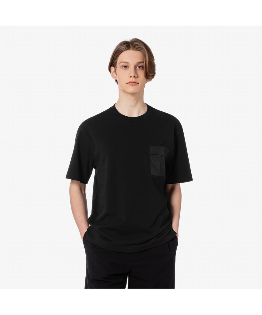 LACOSTE Мужская приталенная тканая футболка с карманом Th258E-55G 031