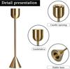 SPRING PLANTING Gold Metal Candlestick Single Head Candlestick for Wedding Dining Party Wedding Decorations