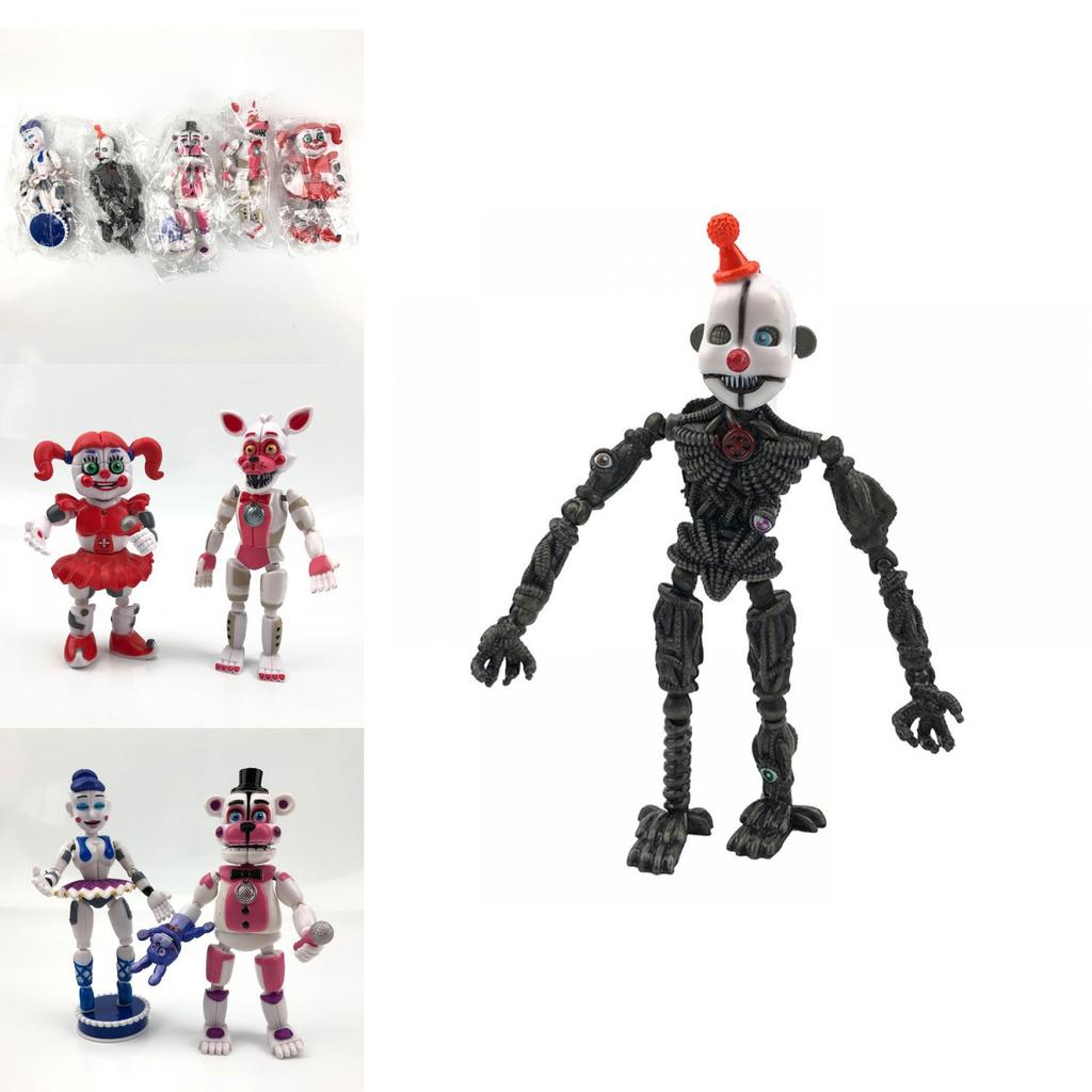 Набор светящихся фигурок Five Nights At Freddys с пятью уникальными ПВХ миниатюрами для детских подарков и коллекции