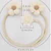 1 PCS Flower Shape Curtain Tieback Elastic Band Curtain Rope Holders  Kids Room