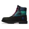 Timberland Серия Heritage Прочные повседневные водонепроницаемые короткие уличные ботинки женские ботинки черного и синего цвета A2G2KW