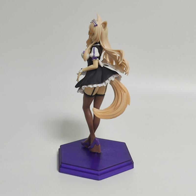Аниме горничная кошка девушка фигурка ПВХ коллекционная модель игрушка кукла украшения 22 см без коробки