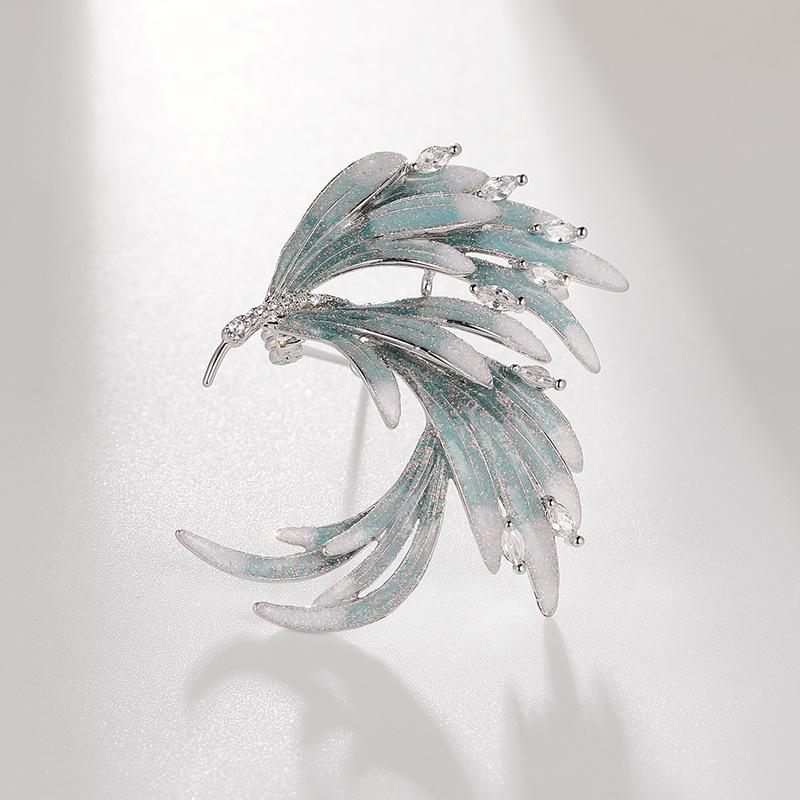 Senior Brooches Flower Leaf Brooch Pins for Women Suit Pendant Fashion Brooches Jewelry