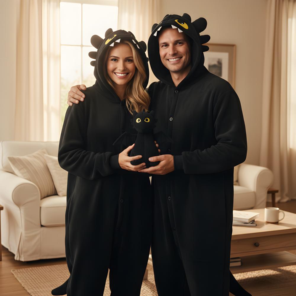 Onesie Kigurumi Pajamas Toothless Costume : 195 - 205Cm
