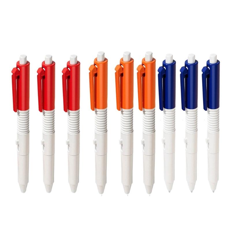 3/6/9pcs Black Ink Ballpoint Pen Squirting Toy Smooth Writing Pen Water Sprays Pen Writable Pen for School Office