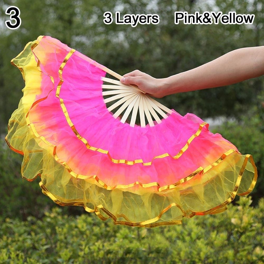 Танцор Практика Длинный Имитационный Веер для танца живота Шелковые Веера Длинные Шелковые Веера Вискоза Шелковые Веера