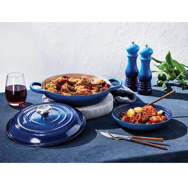 Кастрюля Le Creuset gourmet professional, чугун, круглая, 30 см, 3.5 л, лазурь (21180302202430)