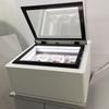 220V Desktop 3-tray Ice Cream Display Cabinet Small Capacity Freezing Small Glass