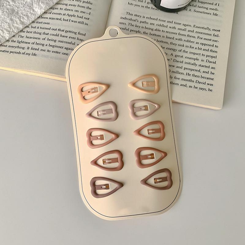 10pcs Children Hair Pin Dot Simple Colorful Hair Clips for Girls Princess Sweet Hair Clips Headwear Girls Kids Hair Accessories