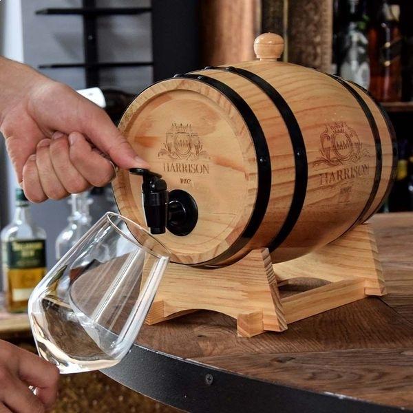 3L Barrel Wine and Beverage Dispenser with 2 Beverage Bags
