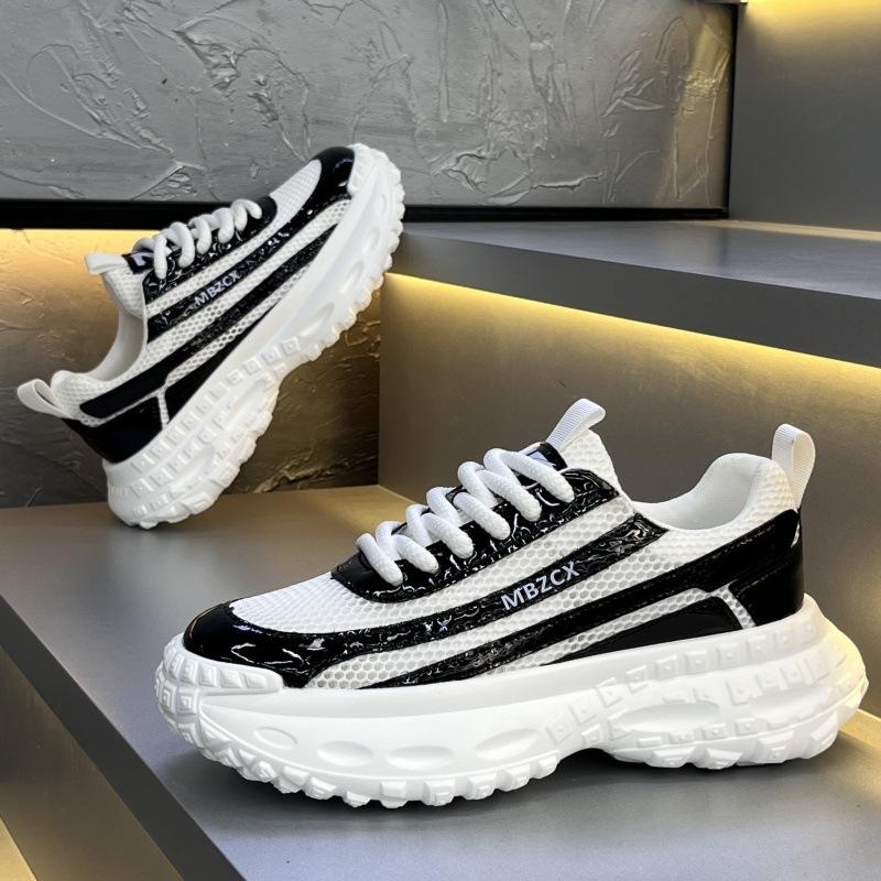 Летние новые дышащие сетчатые туфли на платформе в стиле dad shoes mbz
