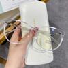 Transparent Frame Square Finished Myopic Glasses Women Men Clear Lens Shortsighted Eyeglasses Diopter 0-1.0-1.5-2.0-2.5-3.0-6.0