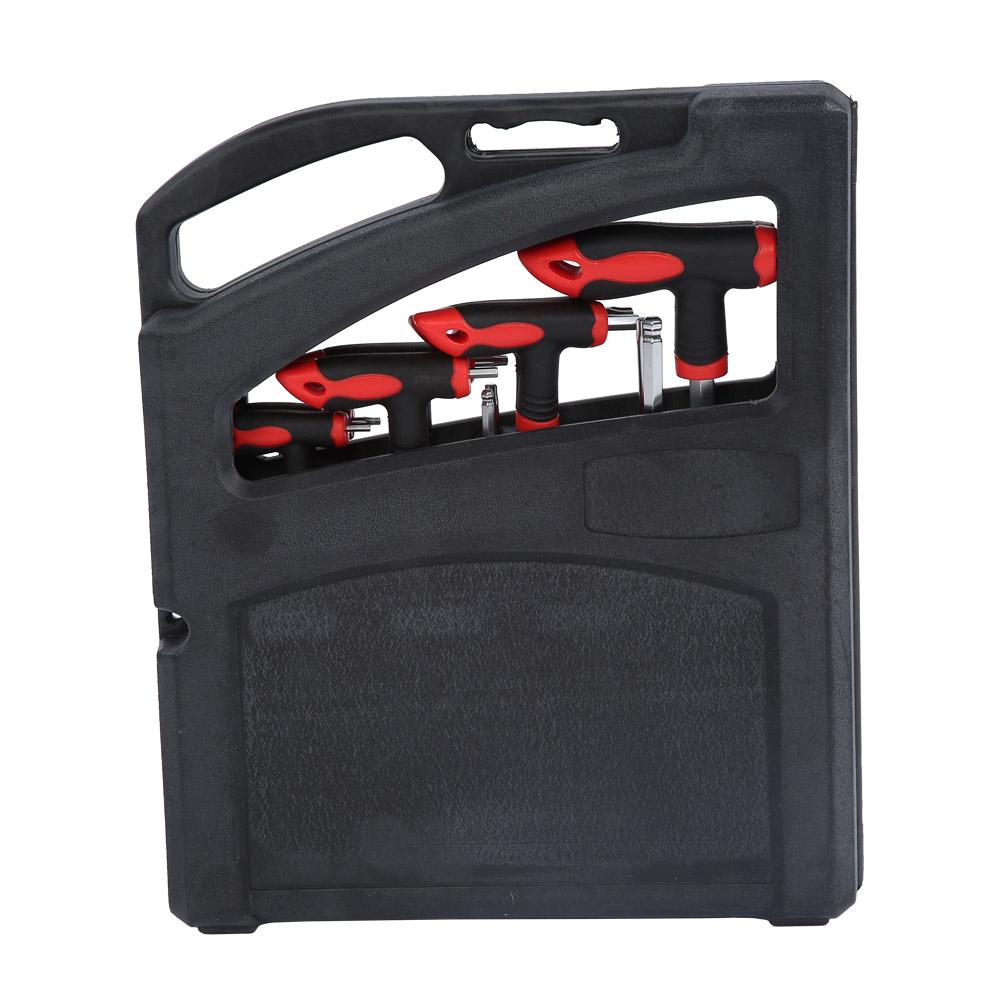 16 pcs Cr V T handle Ball End Hex Key Wrench Set & T handle Star Wrench Set