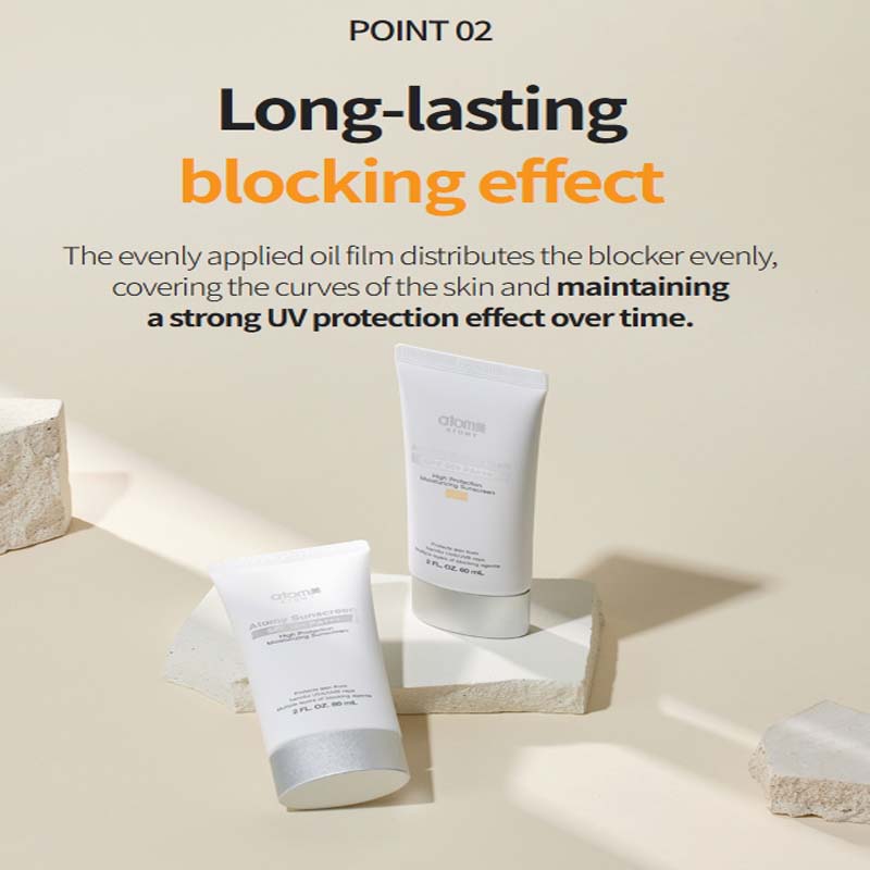 Atomy Солнцезащитный крем бежевого цвета – SPF 50+ PA+++, широкий спектр защиты от УФ-излучения, легкий и нежирный, 60 мл