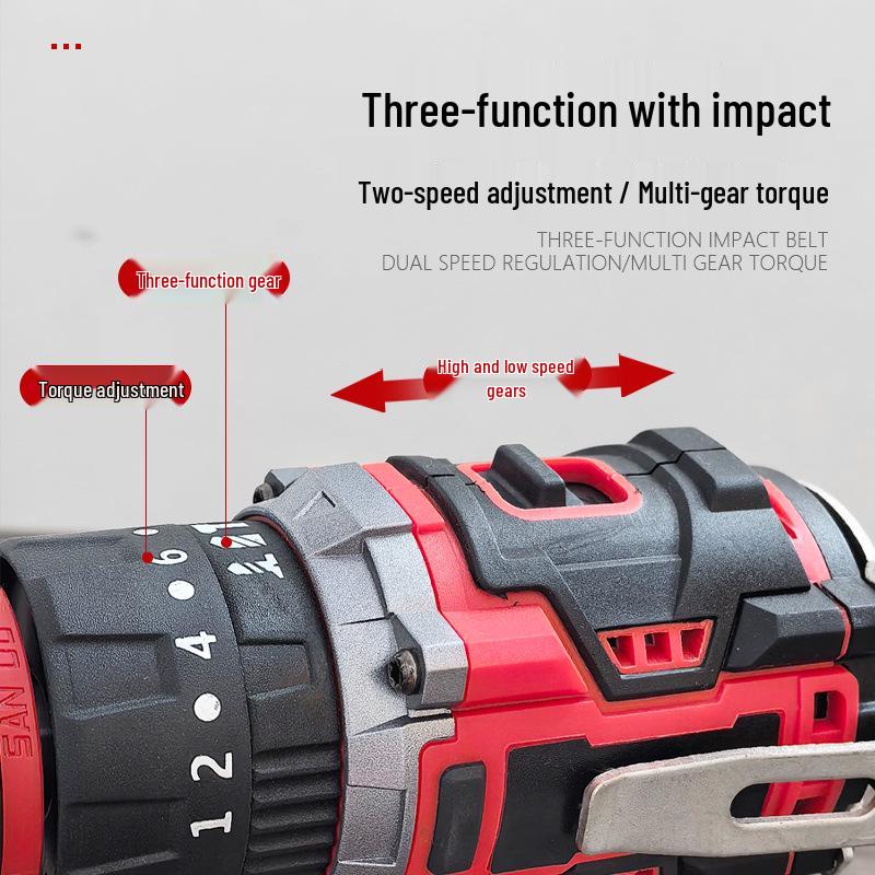 16.8V Brushless Lithium-ion Handheld Drill & Multifunctional Electric Screwdriver