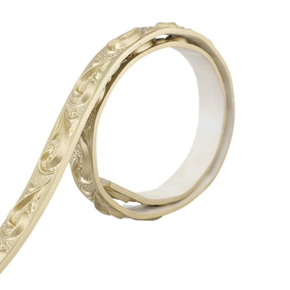 Дизайн интерьера Самоклеящийся настенный молдинг Гибкий плинтус Отклеивающийся и приклеивающийся Рамка для зеркала 5 м ПВХ Кромка для плитки Потолок