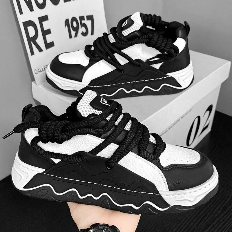 Оригинальные дизайнерские мужские кроссовки, модная повседневная обувь для отдыха на открытом воздухе, корейская версия, обувь для уличного скейтбординга для мужчин, обувь для тенниса на платформе