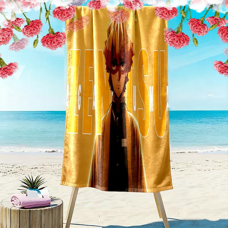 Fantasy Warriors Action beach towel soft Outdoor camping quickdrying swim towel swim Absorbent bath towel Fashion beach Comfort beach towel